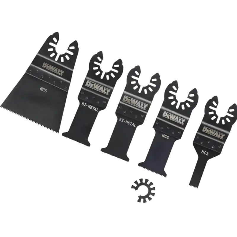 Extra voordeel - DeWALT DT20732 Zaagbladenset multitool (5-delig, invalzaagblad)