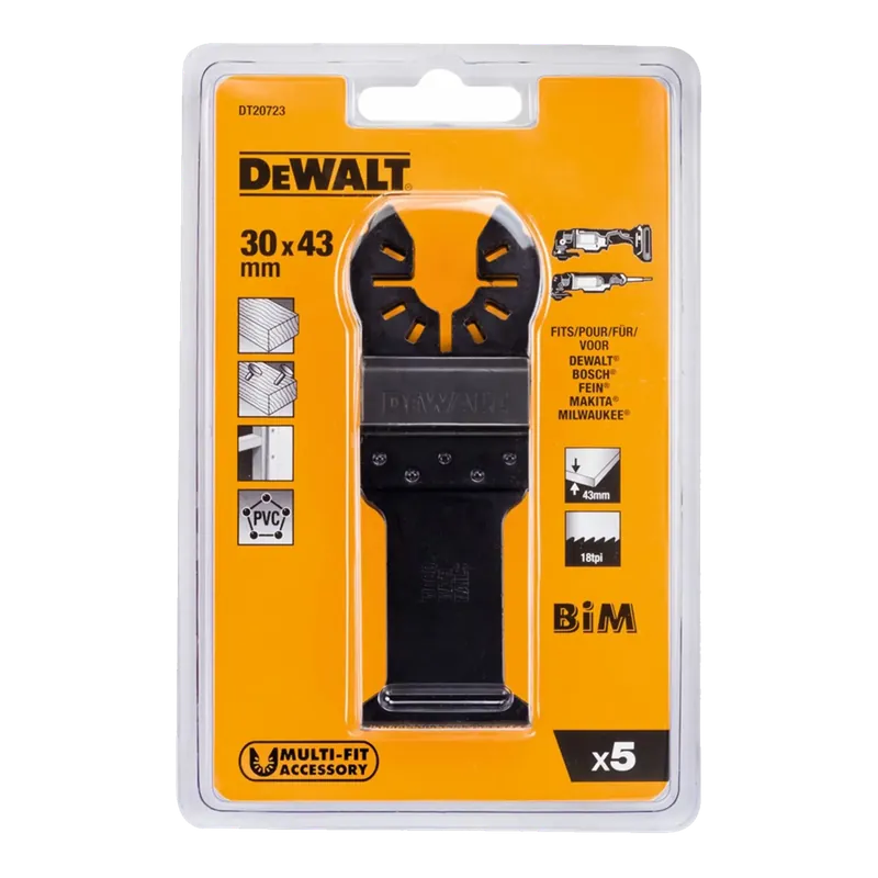 Dagdeal | Spit Set (5) Invalzaagblad 31 mm Bim Voor Hout- Dt20723