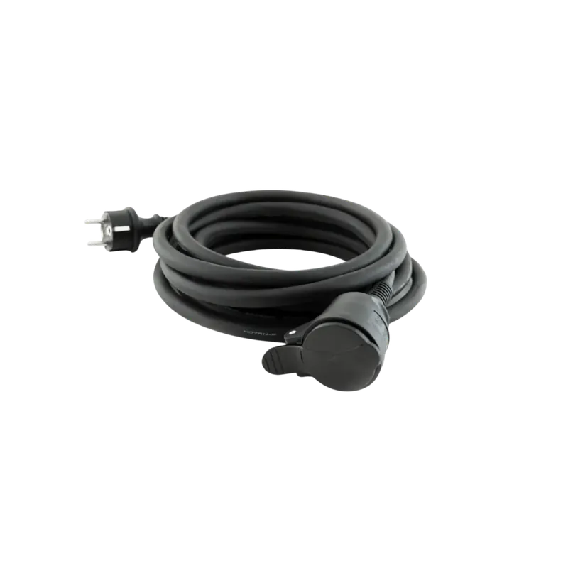 Direct beschikbaar - Lumx LM 40750 verlengkabel (10 meter, 3x2,5mm neopreen, IP44)