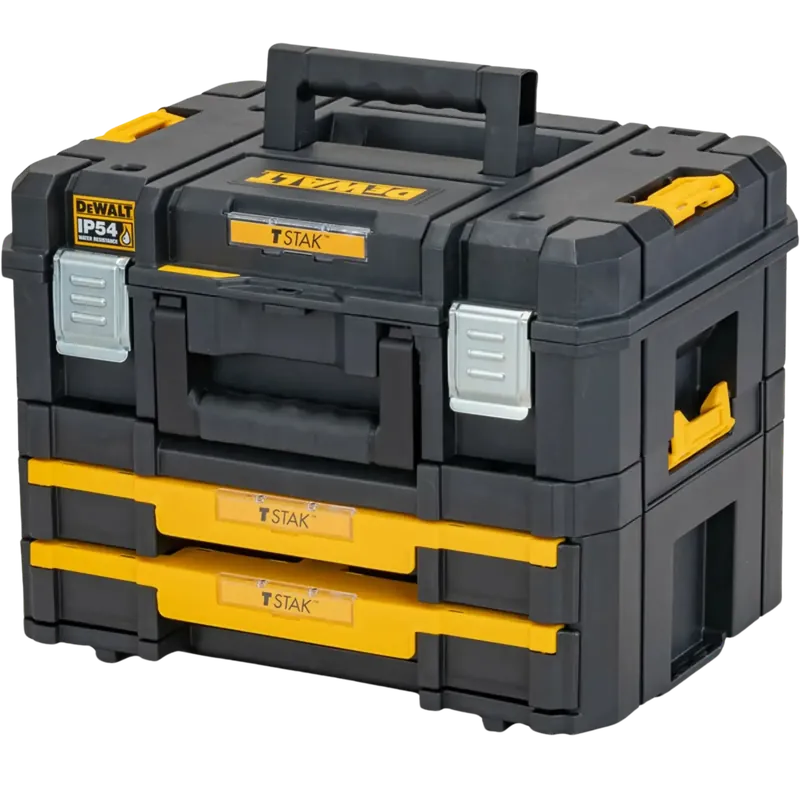 DeWALT TSTAK set (Top box KHG + 2 lades) | Veilig winkelen