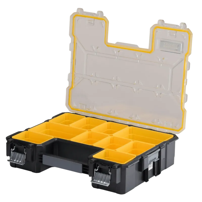 Sale | Stanley 1-97-518 Opbergkoffer met 10 bakjes (diep, kunststof, IP53)