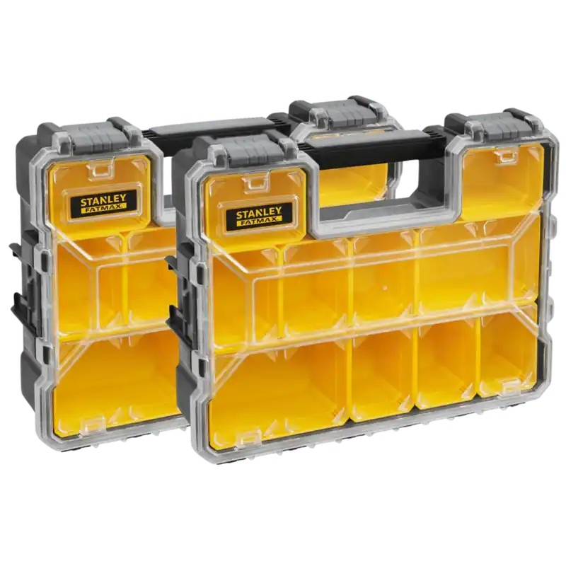 Klaar voor verzending | Stanley FMST1-70740 organizer (kunststof, 10 vakken, met vakscheider)