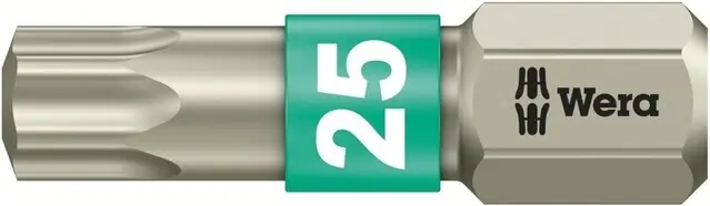 Prijs verlaagd | 3867/1 Ts Torx® Bits, Rvs, Tx 25 X 25 Mm