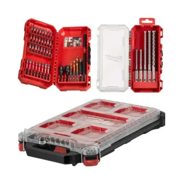 Milwaukee LIM. ED. PACKOUT Boor- en Bitset 45-dlg - Hoog gewaardeerd