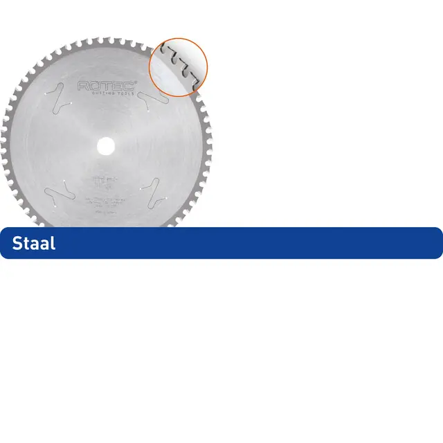 Bestel nu - Rotec HM Dry-Cutter Cirkelzaagblad - Bouwstaal - 38-tands - Ø190 x 2,2 x 30 mm - WZ