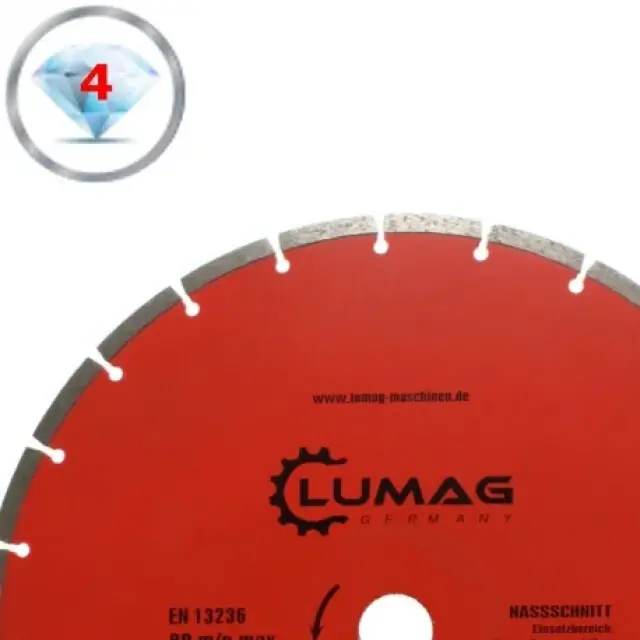 Lumag Diamantzaagblad Universeel - Standaard Voor Alle Bouwmaterialen 350x30mm - Premiumkwaliteit