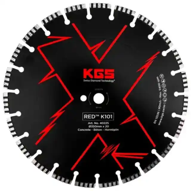 Net toegevoegd - KGS RED K101 Diamantzaagblad 350 X 20 Mm
