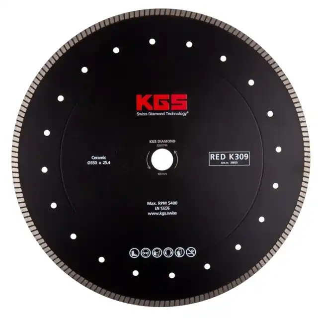 KGS RED K309 Diamantzaagblad 350 X 25,4 Mm | Rechtstreeks uit de fabriek