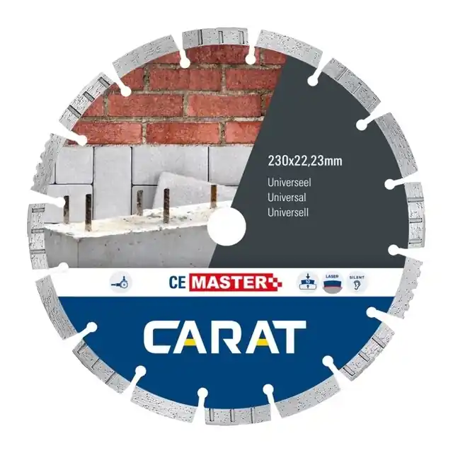 Carat CE Diamantzaagblad 230 X 22,23 Mm Universeel - Meest verkocht