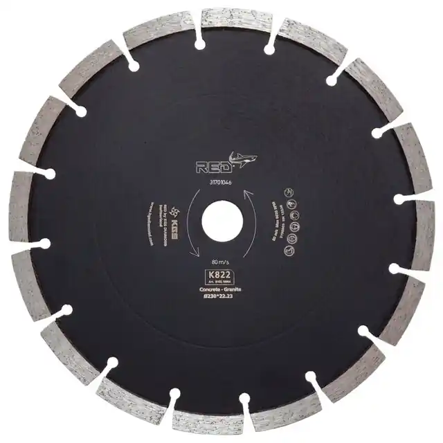 KGS RED K822 Diamantzaagblad 230 X 2,8 X 22,23 Mm | Veilig winkelen