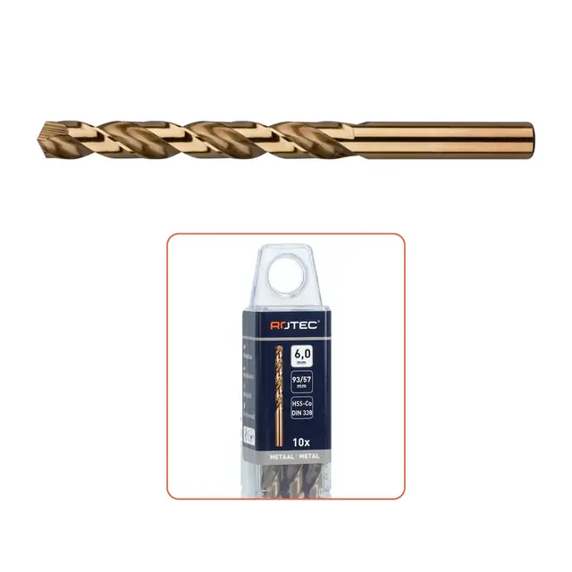 Aanbieding - Rotec HSS-E Spiraalboor Type ‘111‘ DIN 338 N - Ø2,5 mm - 10 stuks