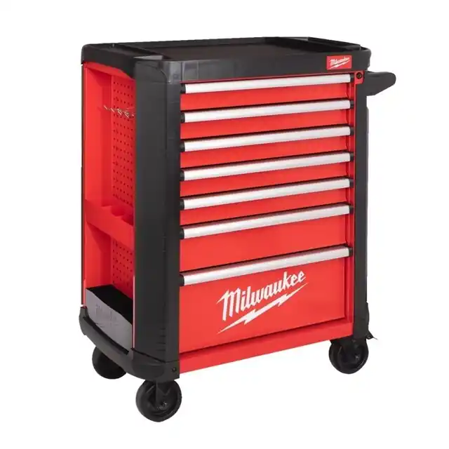 Bespaar nu | Milwaukee SRC30-1 - 78 cm (30˝) Stalen gereedschapswagen